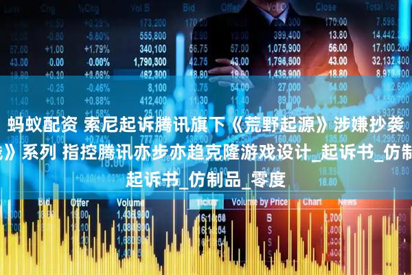 蚂蚁配资 索尼起诉腾讯旗下《荒野起源》涉嫌抄袭《地平线》系列 指控腾讯亦步亦趋克隆游戏设计_起诉书_仿制品_零度