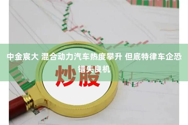 中金宸大 混合动力汽车热度攀升 但底特律车企恐错失良机
